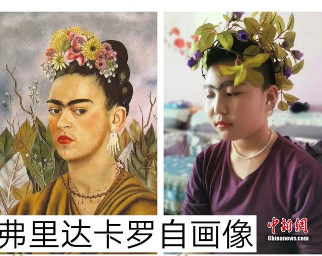 Китайские школьники воссоздают знаменитые картины