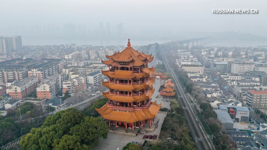 Известная башня Хуанхэлоу в Ухане вновь откроется для посещений