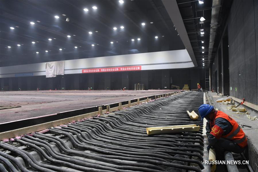 В тренировочном комплексе "Бинтань" завершена заливка всех катков в рамках подготовки к Пекинской зимней олимпиаде