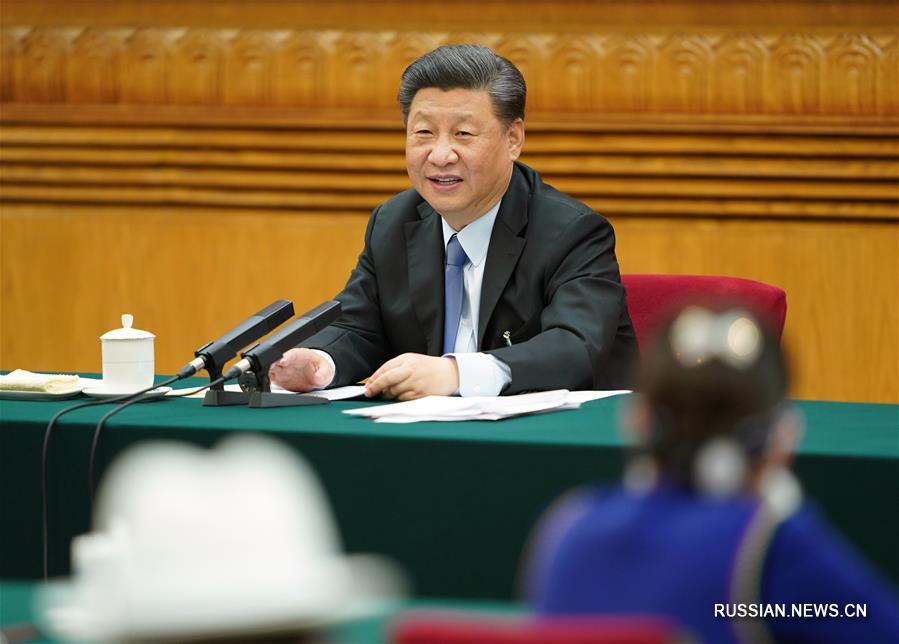 Си Цзиньпин принял участие в обсуждении с депутатами от Внутренней Монголии в рамках ежегодной сессии ВСНП