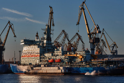 В Петербурге заложен новый ледокол для работы на Северном морском пути