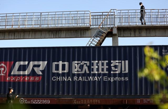1300-й рейс грузового поезда отправился из КПП Хоргос в Синьцзяне