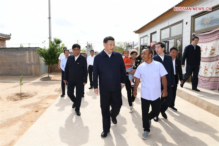 Си Цзиньпин посетил с инспекцией Нинся-Хуэйский АР