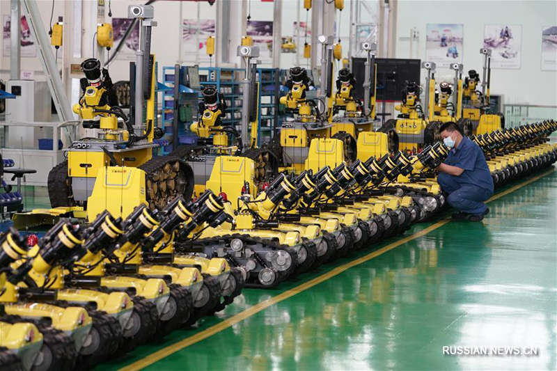 Производство роботов способствует трансформации экономики города Таншань