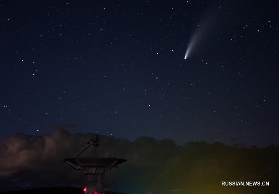 Степное "небесное око" и комета Неовайз
