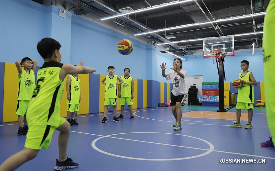 Здоровье нации -- Летний баскетбольный лагерь в Хэншуе