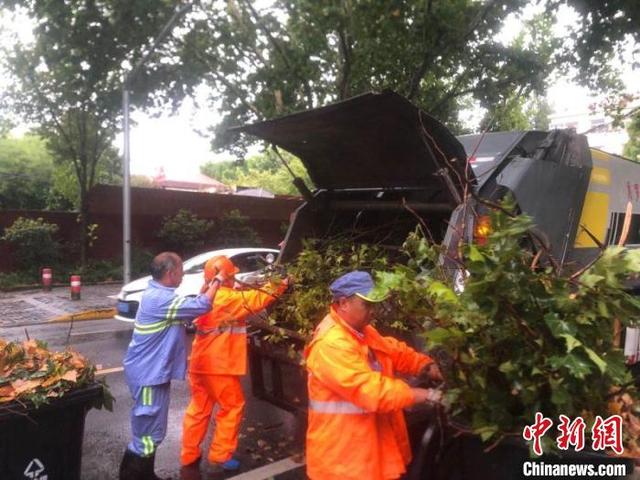 Тайфун "Хагупит" принес в Шанхай проливные дожди и вызвал подтопление некоторых городских районов