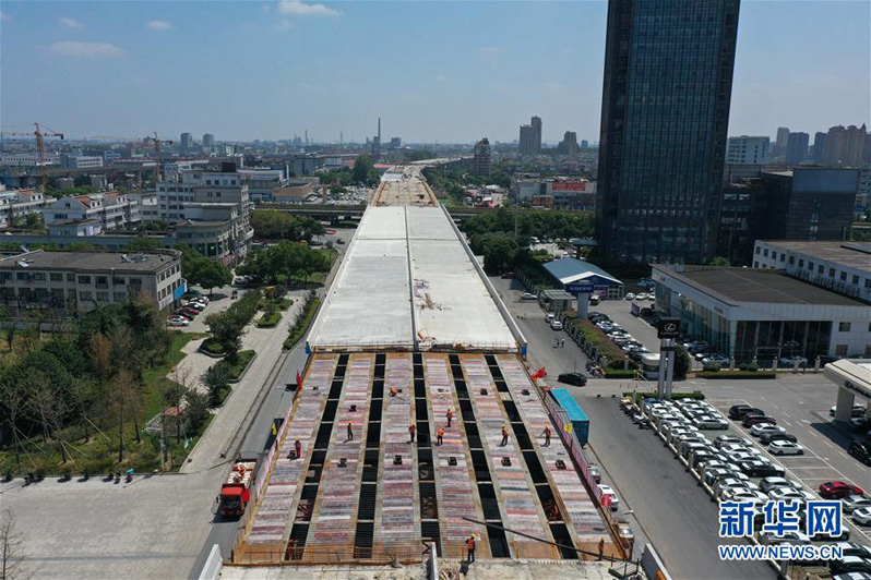 Строительство объекта для проведения Азиатских игр 2022 года в китайском городе Шаосин