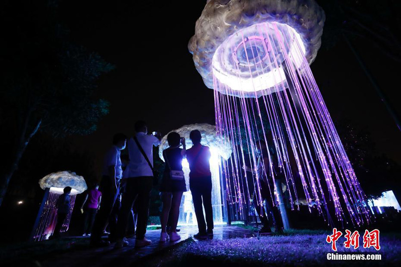 В Пекине открылась иммерсивная выставка искусства иллюминации на открытом воздухе