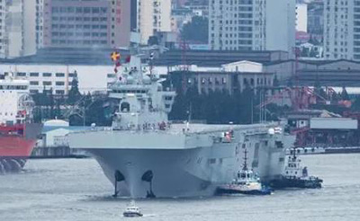 Первый универсальный десантный корабль ВМС Китая завершил первую фазу ходовых испытаний