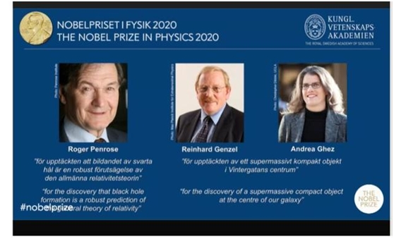 Нобелевская премия по физике за 2020 год присуждена трем ученым