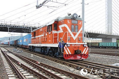 Количество поездов по маршруту Китай-Европа через КПП Суйфэньхэ увеличилось на 60%
