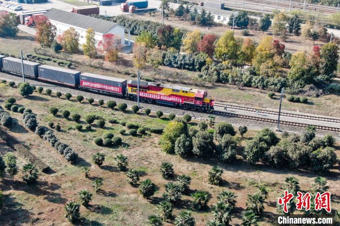 Из китайского города Хэфэй в немецкий Дуйсбург отправился грузовой поезд с противоэпидемическими средствами
