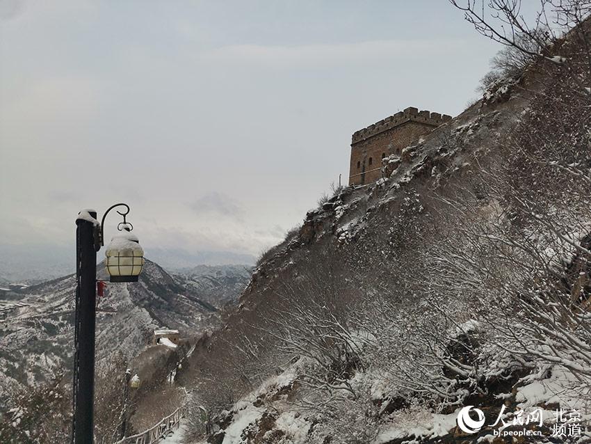 На Севере Пекина выпал первый снег