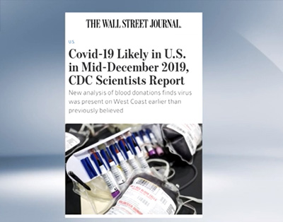 Первые случаи заражения COVID-19 в США произошли еще в декабре 2019 года