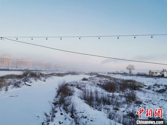 В городе Хулун-Буир во Внутренней Монголии зафиксирована низкая температура минус 43,6°C