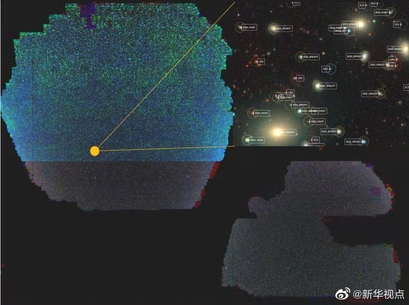 Астрономы выпустили гигантскую двухмерную карту Вселенной