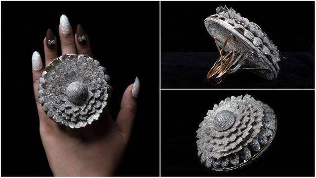 В Индии создали кольцо с 12638 бриллиантами