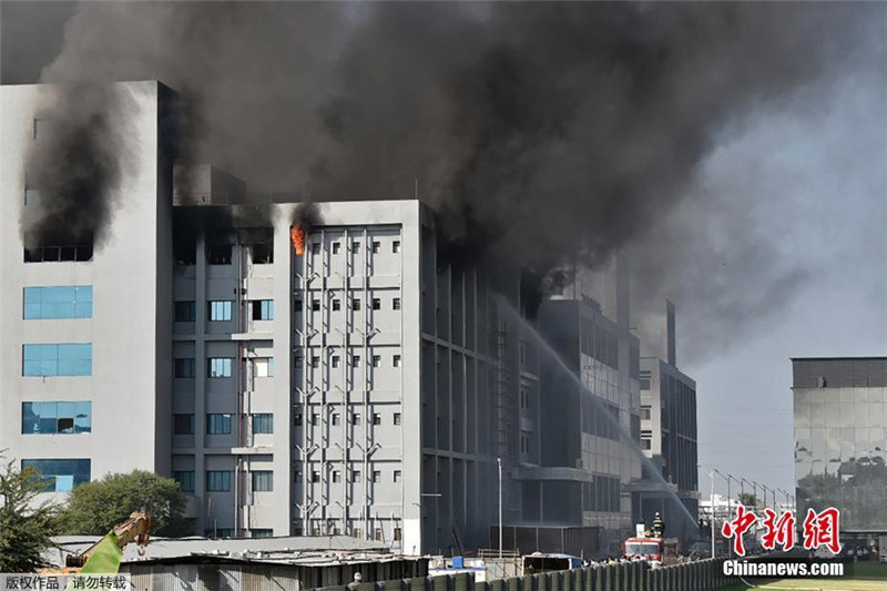 Пять человек погибли при пожаре на фабрике по производству вакцины от COVID-19 в Индии