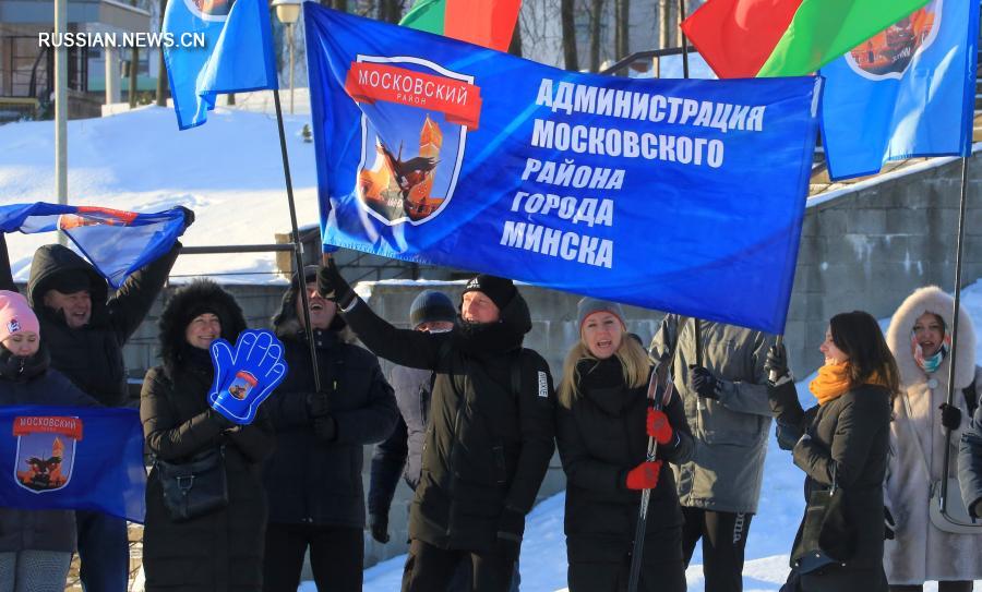 Соревнования по лыжной эстафете среди чиновников Минска