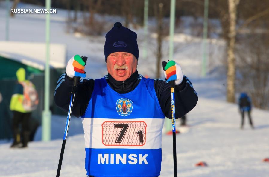 Соревнования по лыжной эстафете среди чиновников Минска
