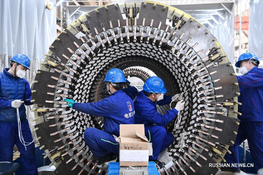 Крупный производитель энергетического оборудования в Китае возобновил производство после новогодних каникул