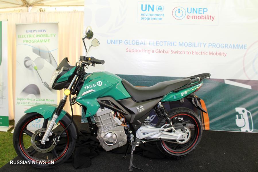 Китайские электромотоциклы задействованы в рамках пилотного проекта по использованию электрических транспортных средств в Кении