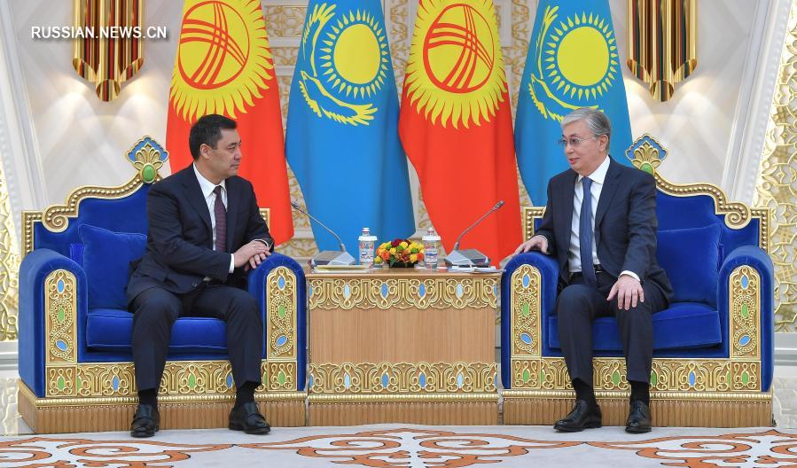 Президент Кыргызстана С. Жапаров прибыл с визитом в Казахстан