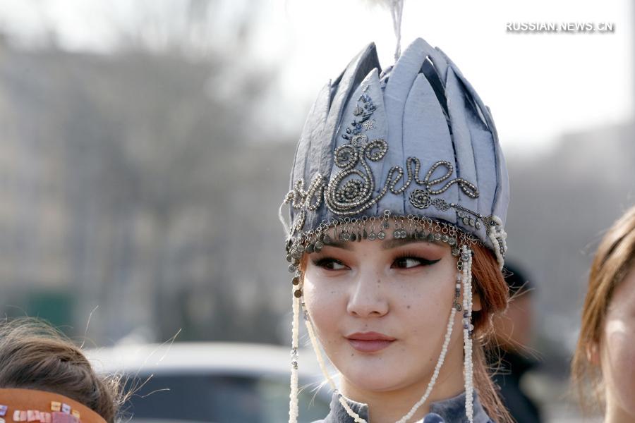 В Бишкеке прошел парад по случаю Дня ак-калпака