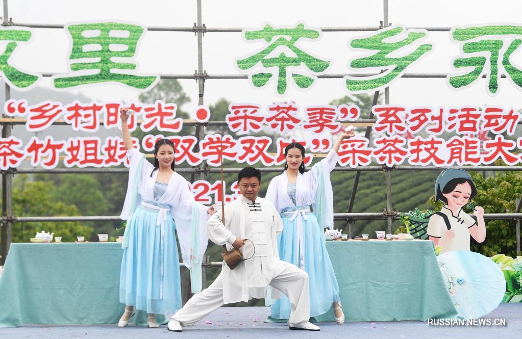 В Чунцине открылись фестиваль чая и конкурс по сбору чайных листьев