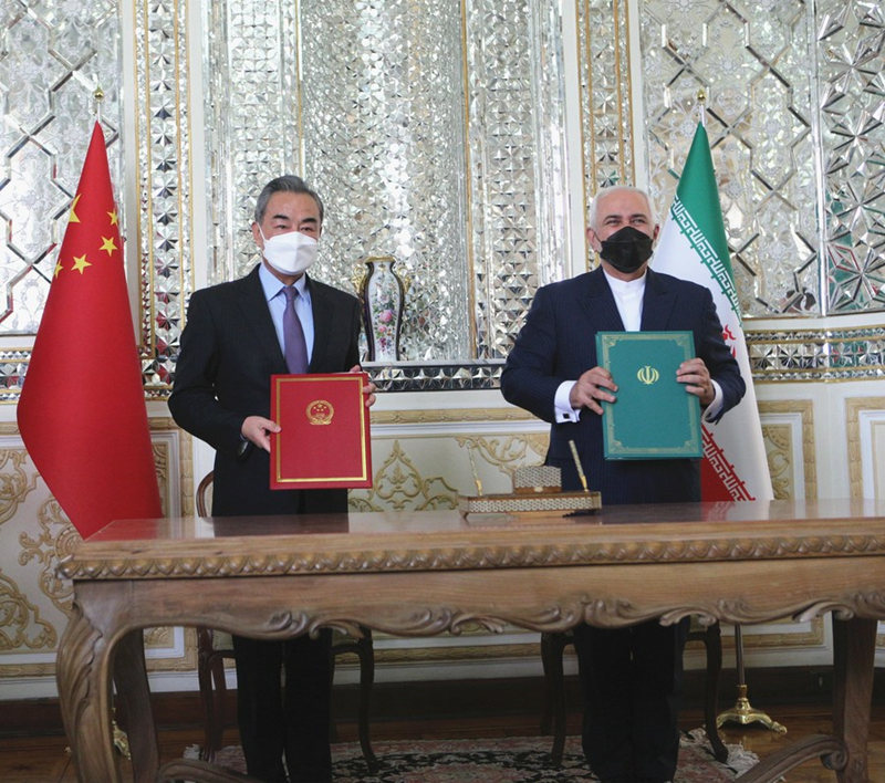 Китай и Иран подписали соглашение об укреплении всестороннего сотрудничества