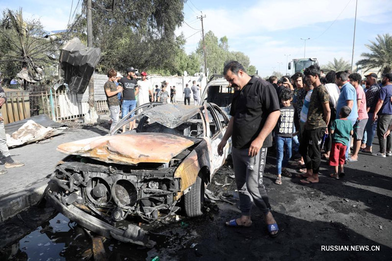 Пять человек погибли, 21 получил ранения в результате взрыва в Багдаде