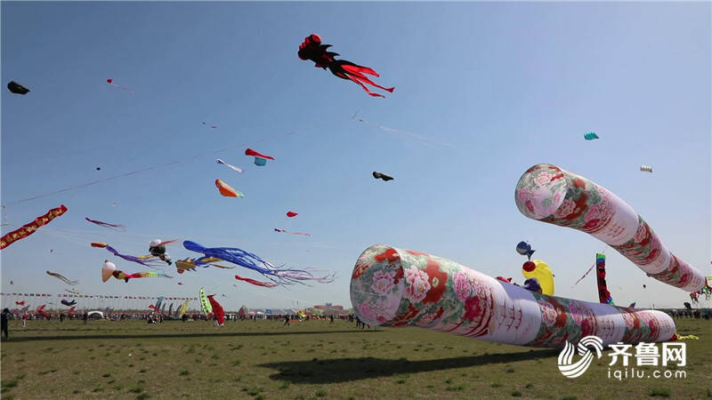 В городе Вэйфан Китая состоялась 38-я Вэйфанская международная ярмарка воздушных змеев 