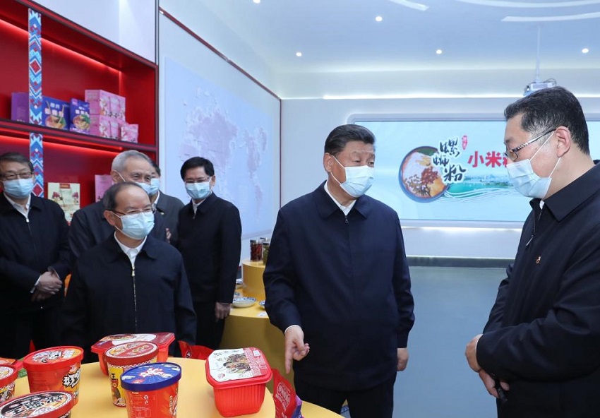 Си Цзиньпин посетил с инспекцией Лючжоу