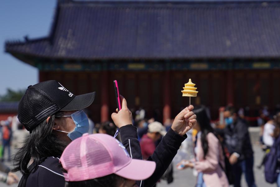 В Пекине в майские каникулы наблюдался всплеск туризма