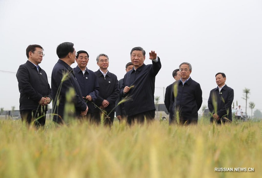 Си Цзиньпин в пров. Хэнань проинспектировал гидротехнические объекты в рамках проекта переброски воды с юга на север