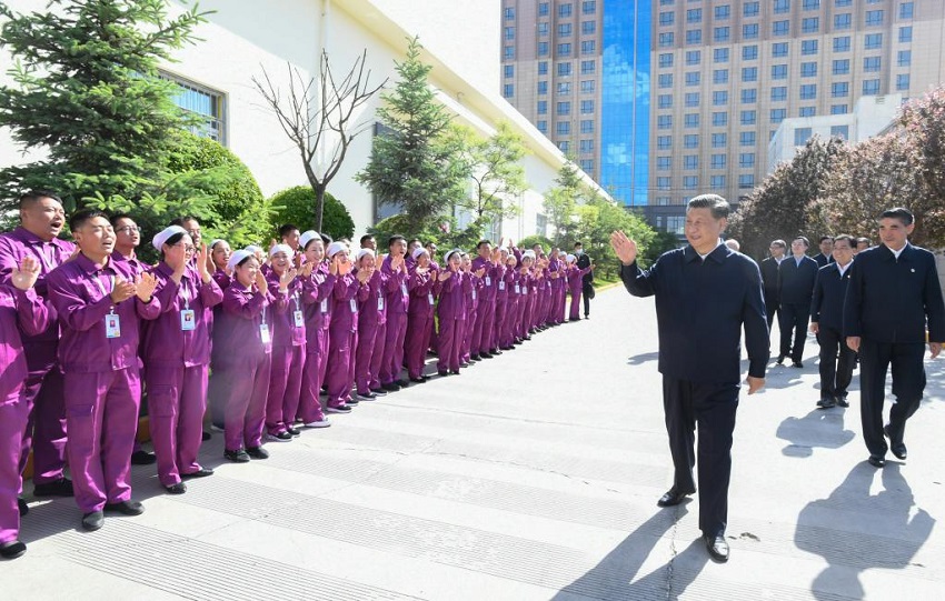 Си Цзиньпин прибыл с инспекционной поездкой в провинцию Цинхай