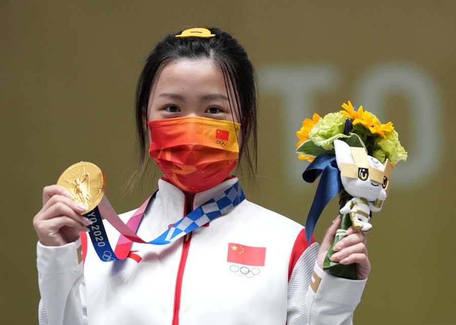 Ян Цянь завоевала первую золотую медаль для сборной Китая на Олимпиаде в Токио 