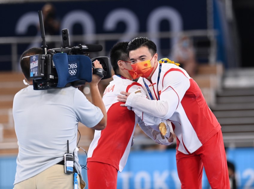 Китайский гимнаст Лю Ян завоевал золото в упражнениях на кольцах на Олимпиаде в Токио