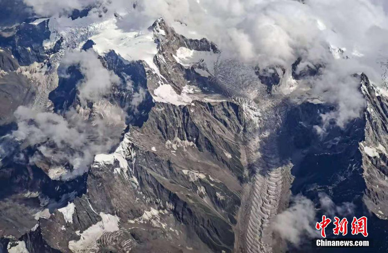 Красота Тибета с высоты птичьего полета