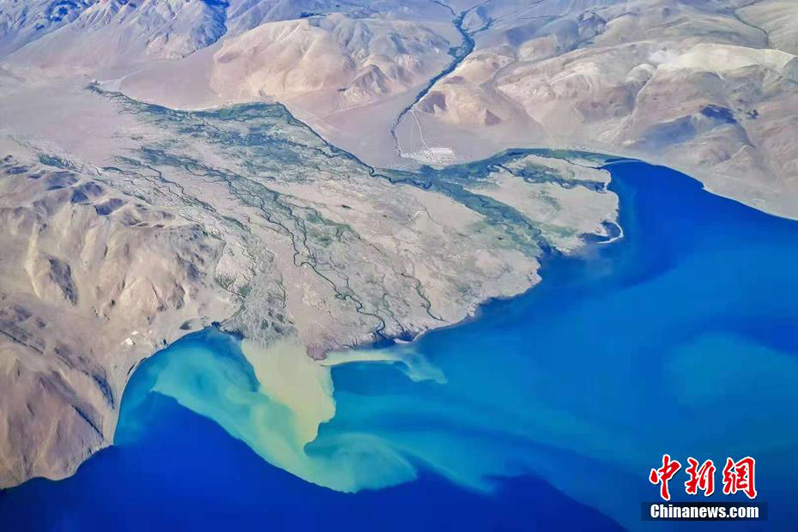 Красота Тибета с высоты птичьего полета