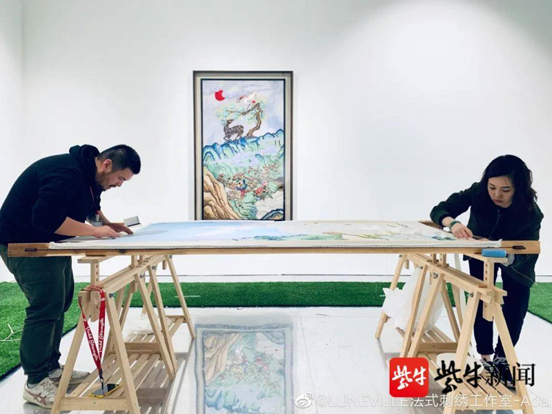 Уникальные произведения вышивального искусства китаянки Чжан Сяосин