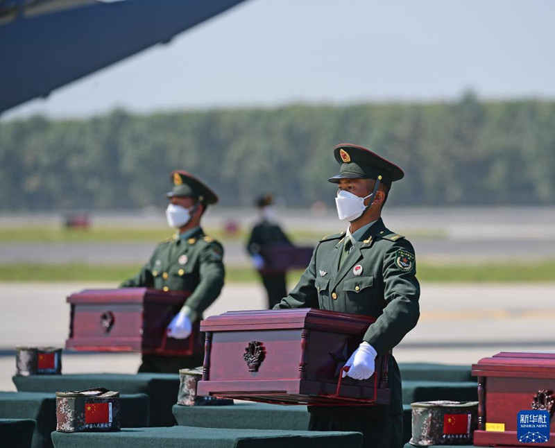 Республика Корея вернула останки 109 китайских военнослужащих, погибших в Корейской войне