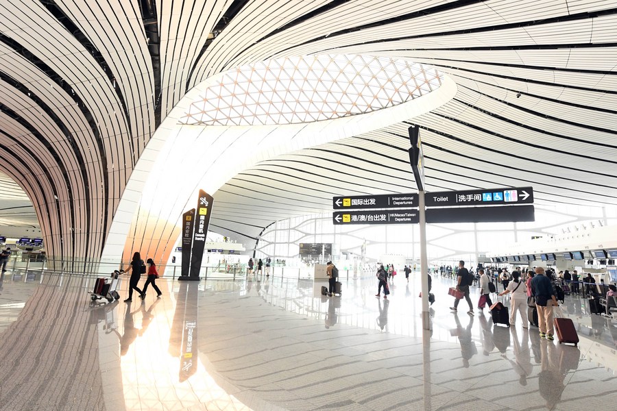 Годовой объем пассажиропотока в пекинском аэропорту Дасин превысил 20 млн человеко-раз