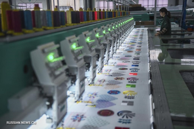 Цифровизация производства вышивальных машин в Чжуцзи