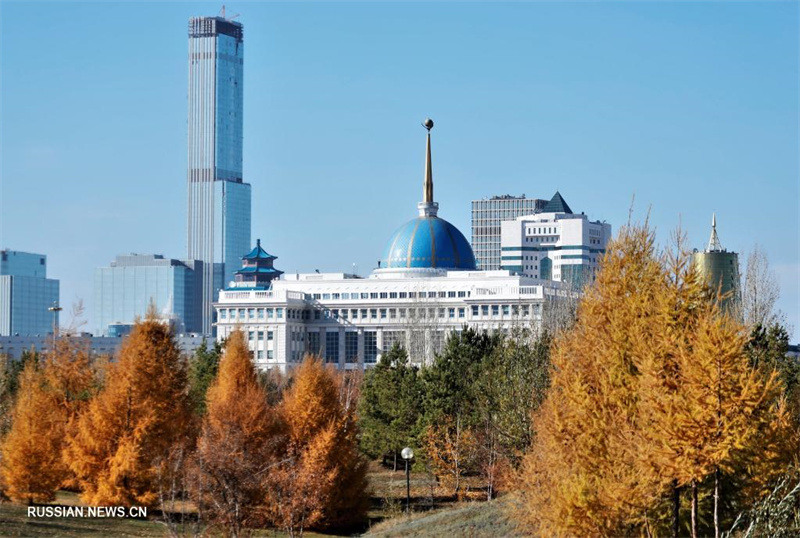 Осенние пейзажи столицы Казахстана