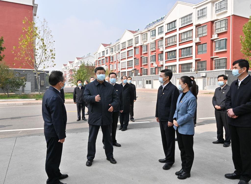 Си Цзиньпин проинспектировал Дунъин в провинции Шаньдун