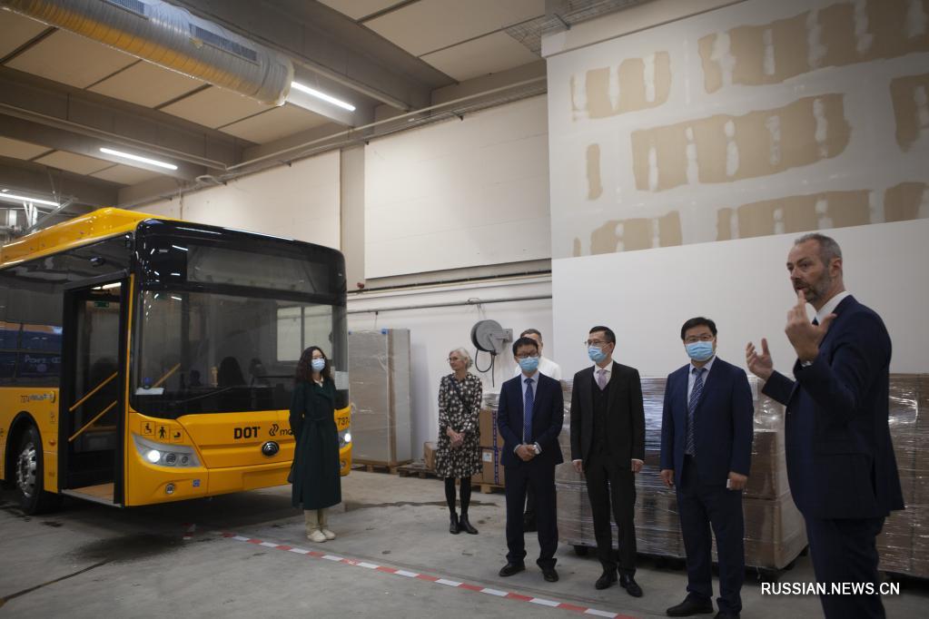 Китайская компания Yutong Bus поставила в Данию новую партию электробусов