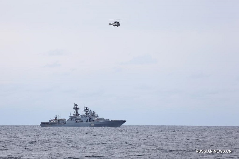 Боевые корабли Китая и России успешно завершили первое совместное патрулирование