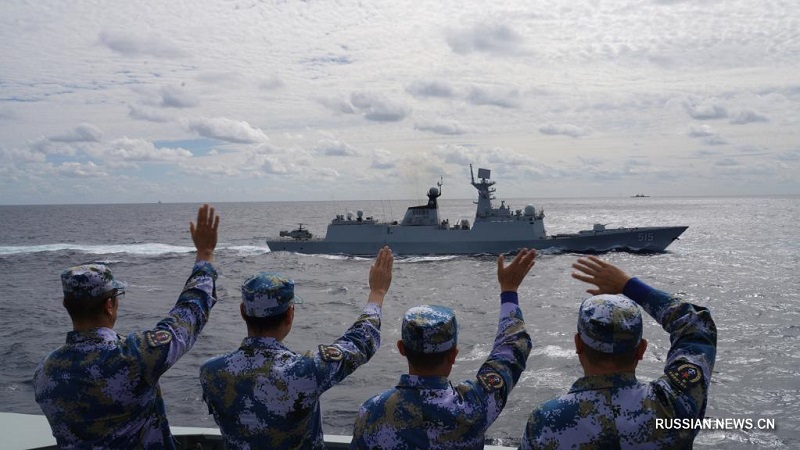 Боевые корабли Китая и России успешно завершили первое совместное патрулирование